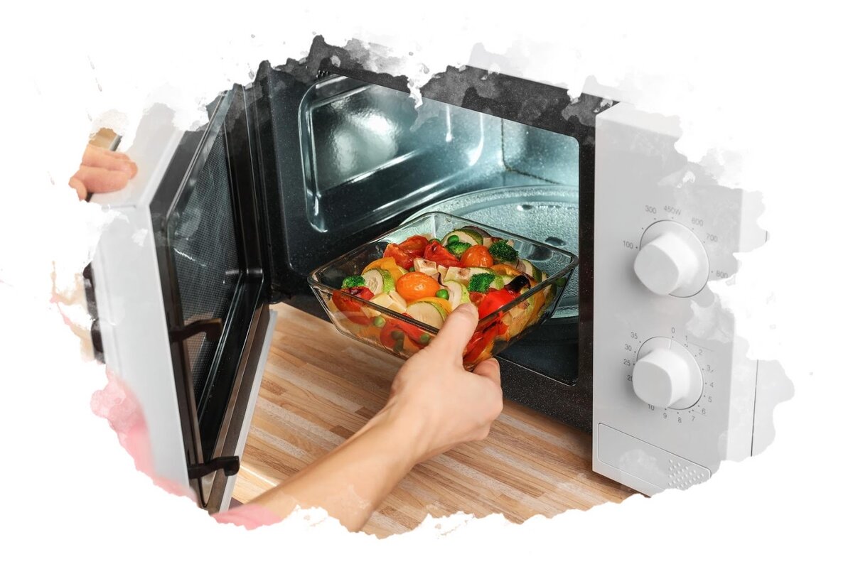 Разогреваем еду в микроволновке