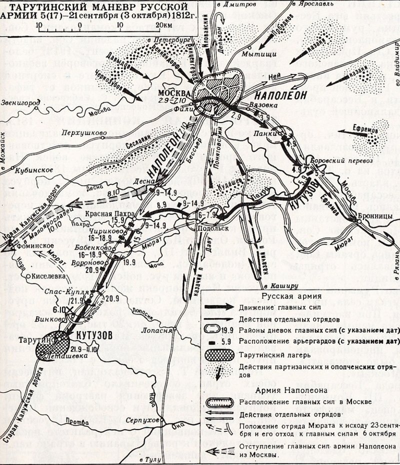 Москва 1812 года карта