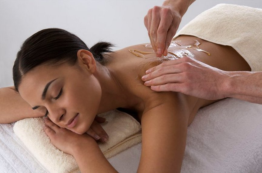 медовый массаж