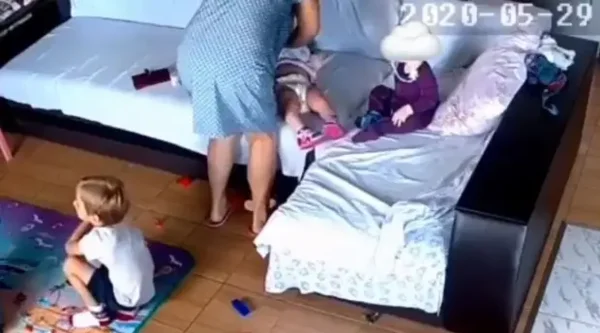 Ужасные кадры камеры видеонаблюдения