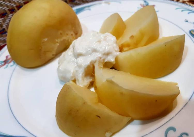 Пареная пера с чесночным соусом, гугл-картинка