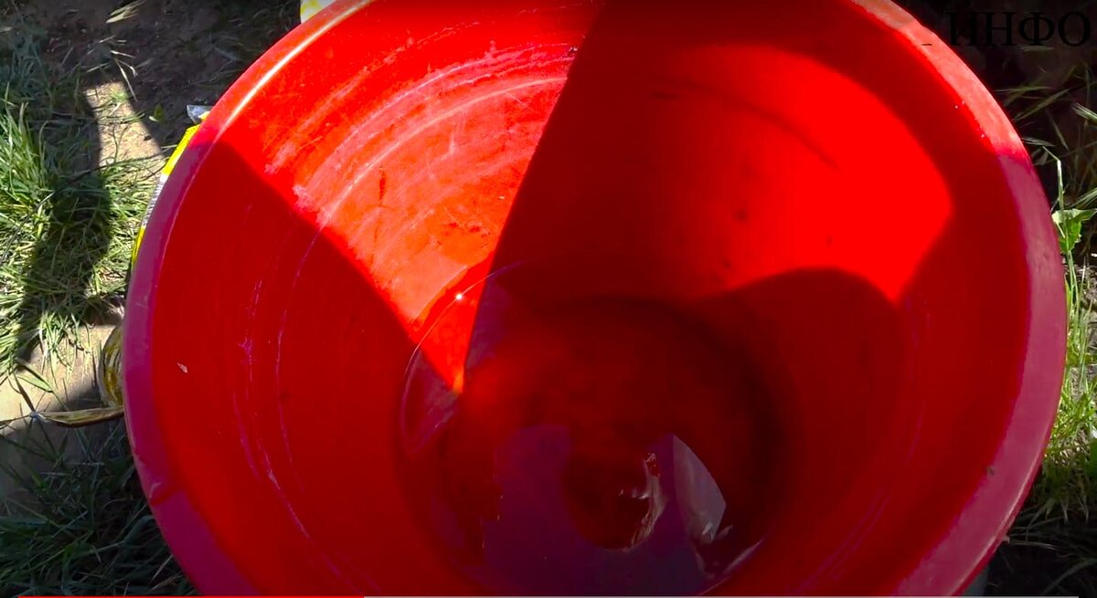 Три литра теплой воды