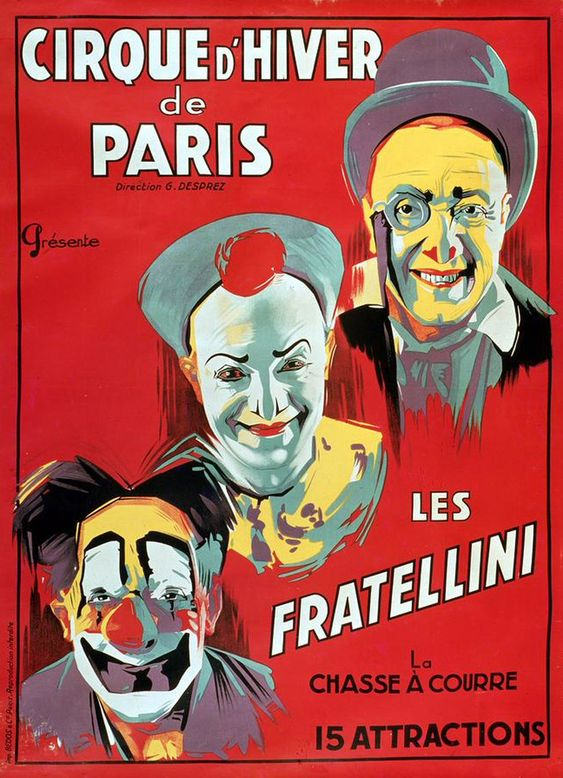 Плакат цирка Фрателлини