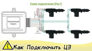 Подключение системы центрального запирания - StarLine A97, AS97, B97, D97