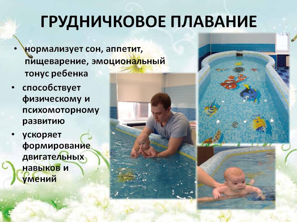  Плакат из Яндекс.картинок. Кстати, по словам свекрови 30 лет назад грудничковое плавание тоже было.