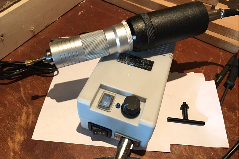 Моя бормашинка с блоком питания.