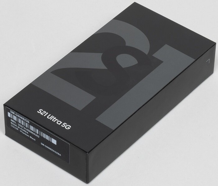 Упаковка Samsung S21 Ultra
