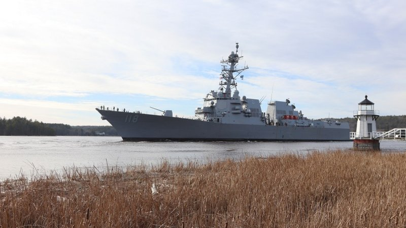 Ракетный эсминец "Дэниел Иноуэ" / Фото: Bath Iron Works