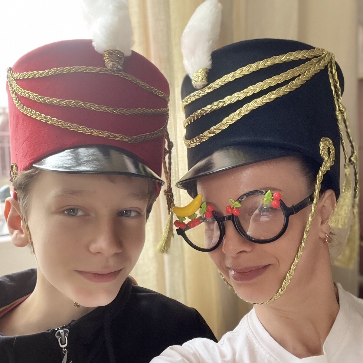 Просто дурачимся с сыном