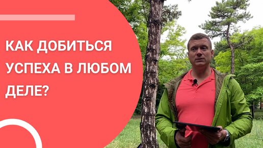 Как добиться успеха в любом деле?