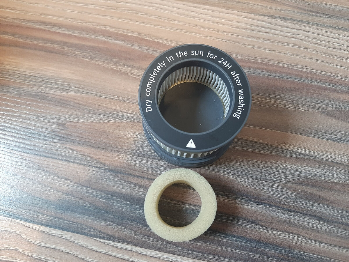 Разобранный HEPA фильтр