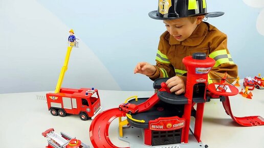 Пожарные Машинки 🚒 Все серии подряд 🚒 Пожарная часть Лего и Пожарный Даник. Видео для детей