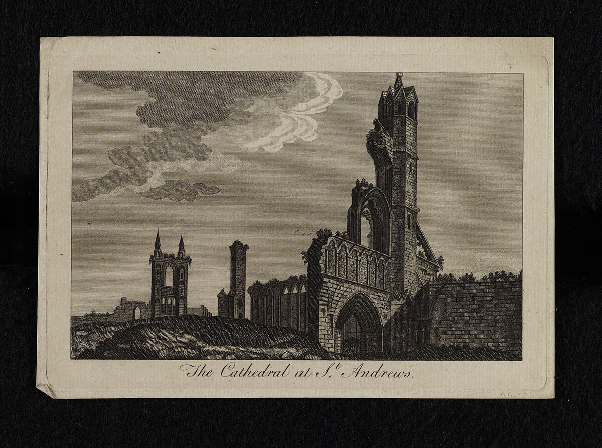Исторический вид на собор Святого Эндрюса.