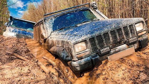 Jeep против УАЗ Заруба на бездорожье Озеро Долгое