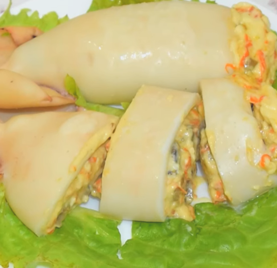 фаршированные кальмары