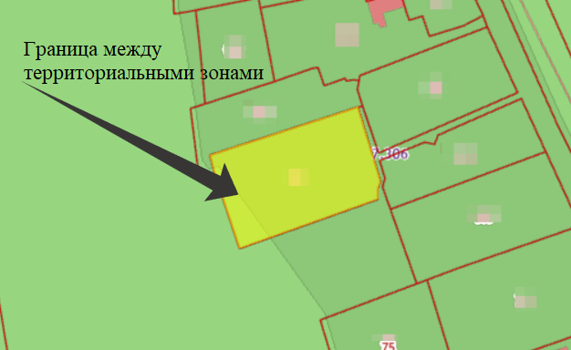 Выкопировка из публичной кадастровой карты по состоянию на 20.09.2023 г. Желтым выделен участок заказчика.