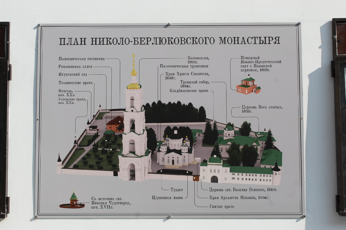 Николо угрешский монастырь схема зданий и сооружений