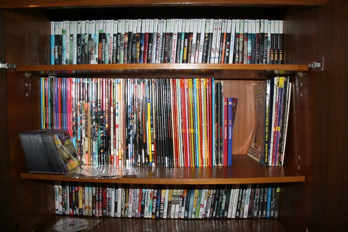 Моя бывшая полка с пиратками на Xbox 360