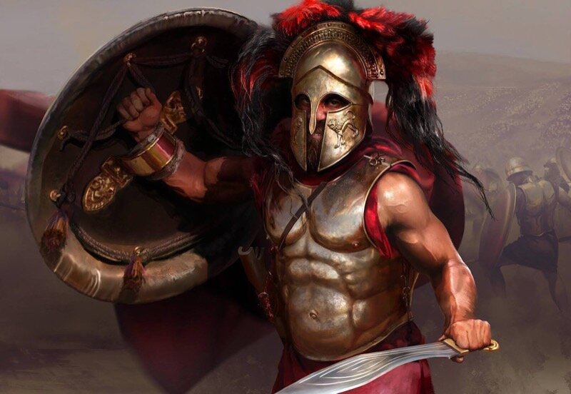 Спартанские гоплиты