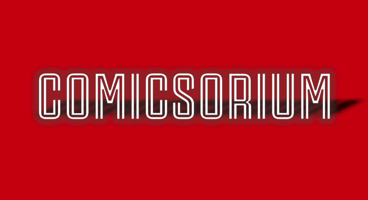 Первый вариант логотипа COMICSORIUM.