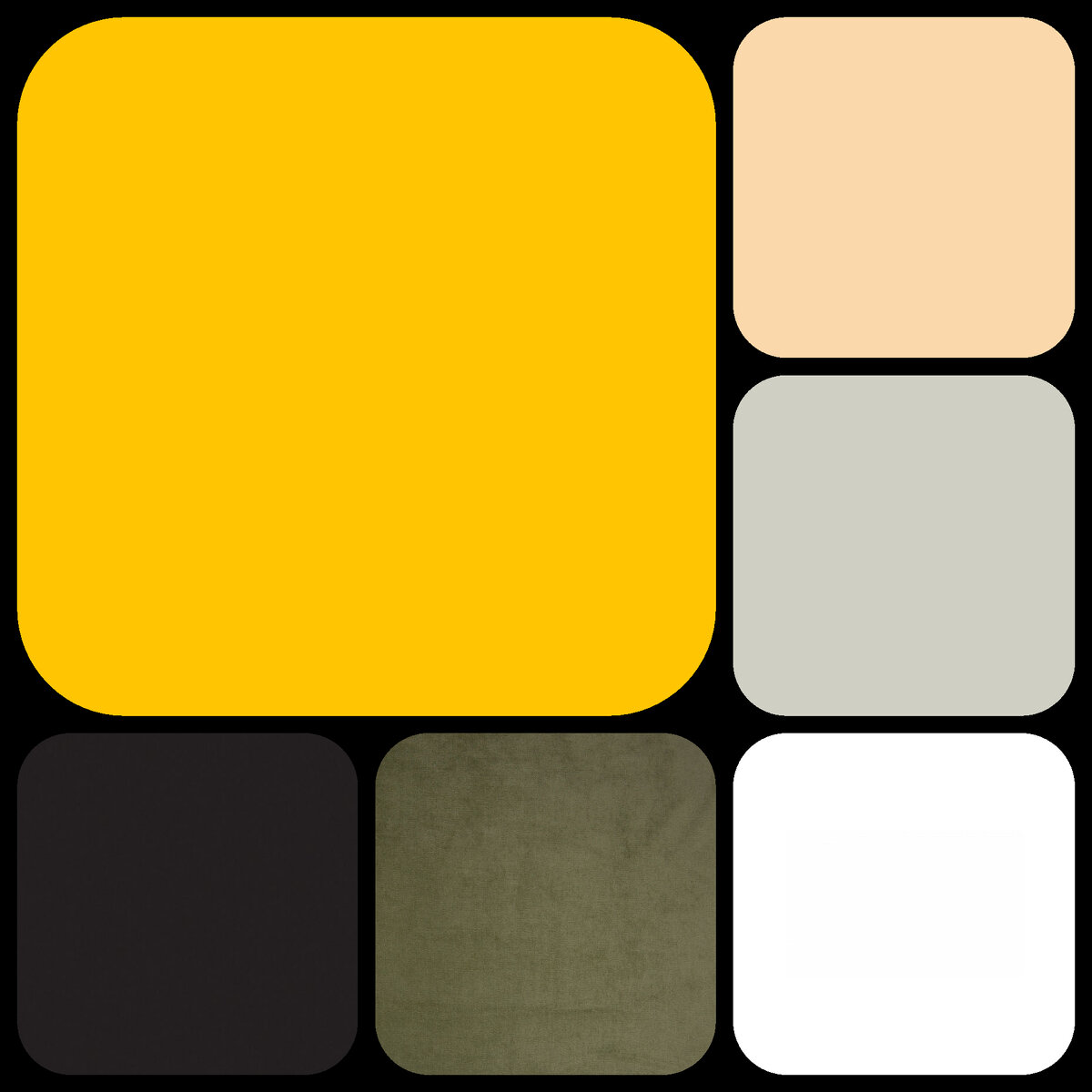 Основные цвета моей одёжки : белый, чёрный, хаки, серый, бежевый, желтый.