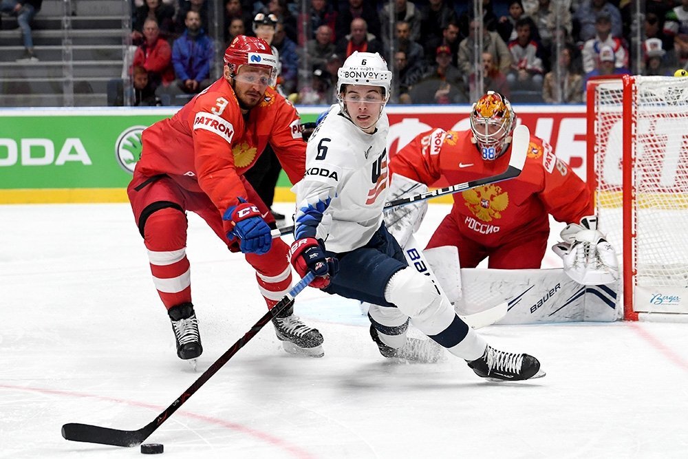 Наконец-то стартовала финальная часть Чемпионата Мира по хоккею 2019 года в Словакии.
Сборная России уже на стадии 1/4 финала встречалась с США.