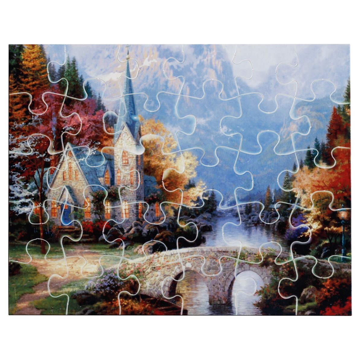 Пример паззла с сублимацией с сайта gifts.ru