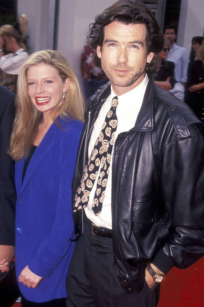              Пирс с приемной дочерью Шарлоттой