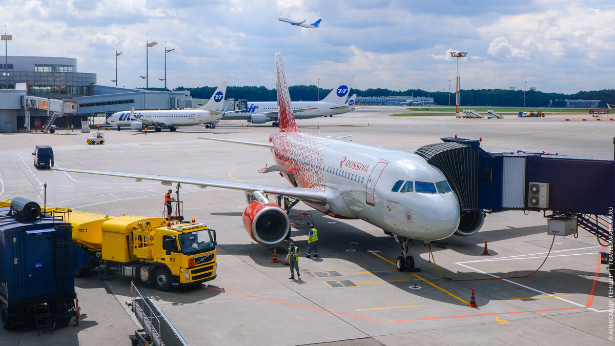 Airbus A319 авиакомпании Россия в аэропорту Внуково. Фото: Александр Геншер | TRAVELAVIABILET.RU