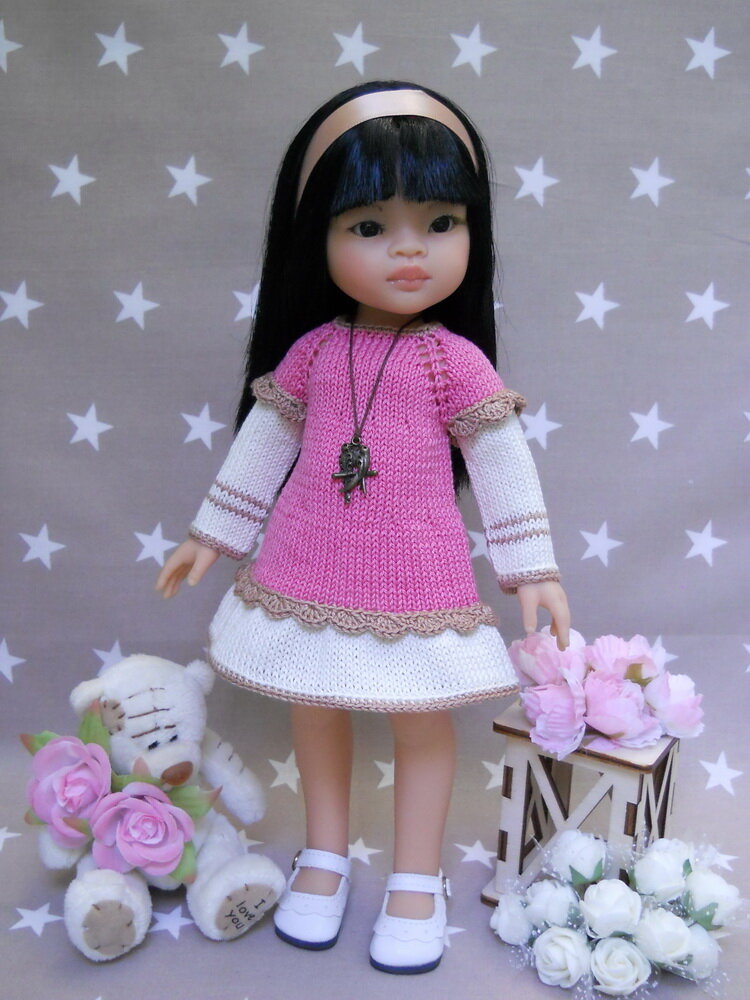 Фото сайта my-dolls.info. Платье по моему бесплатному мастер-классу "Валентина".