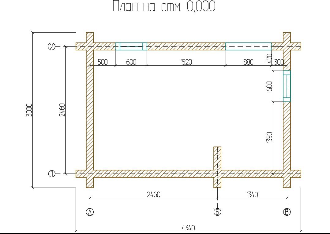 Планировка бани