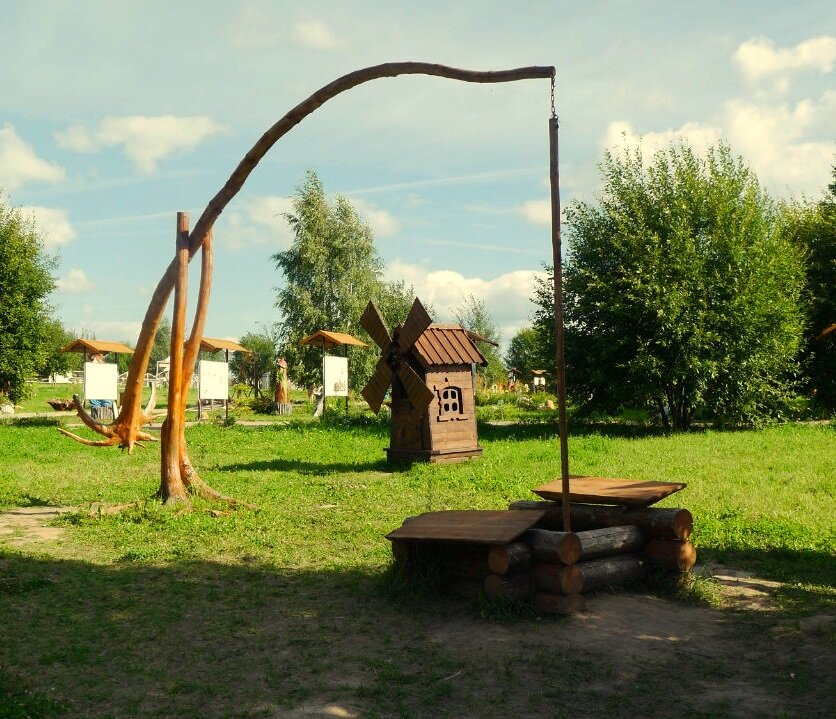 Колодец журавль картинки