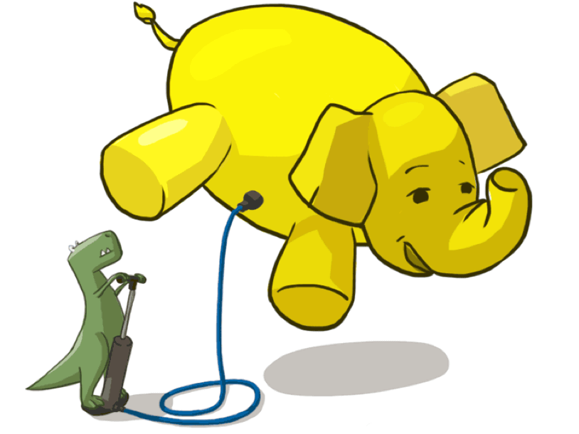 Hadoop, слоник надувной, 1 шт.