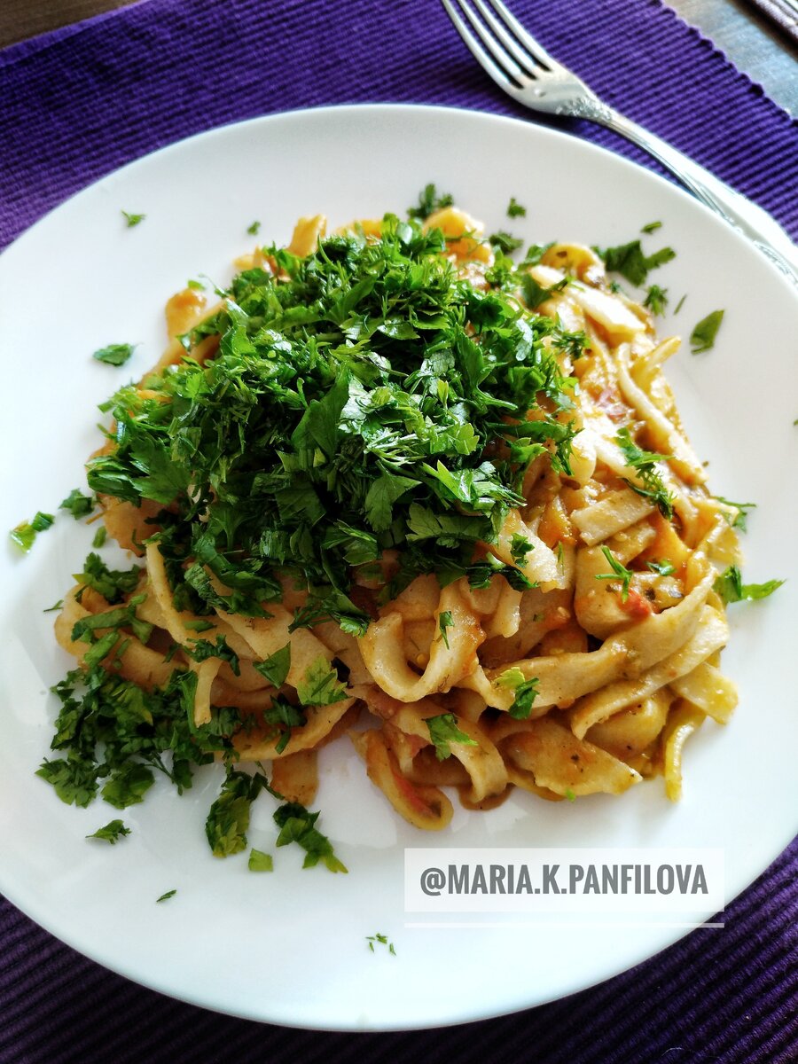 Мария Панфилова: пробую приготовить макароны дома