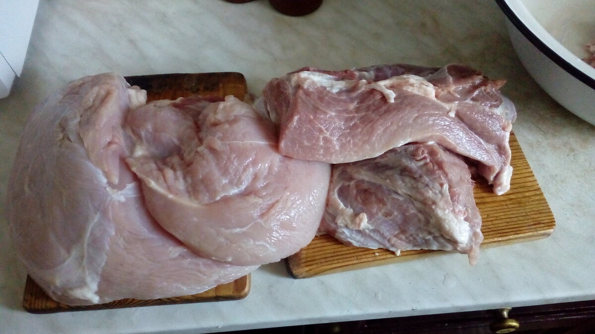 Свининка плюс индейка, оно же мясо