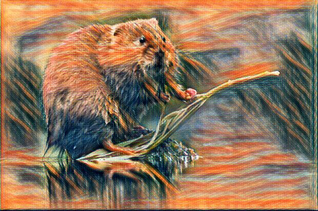 Земляная крыса глазами художника