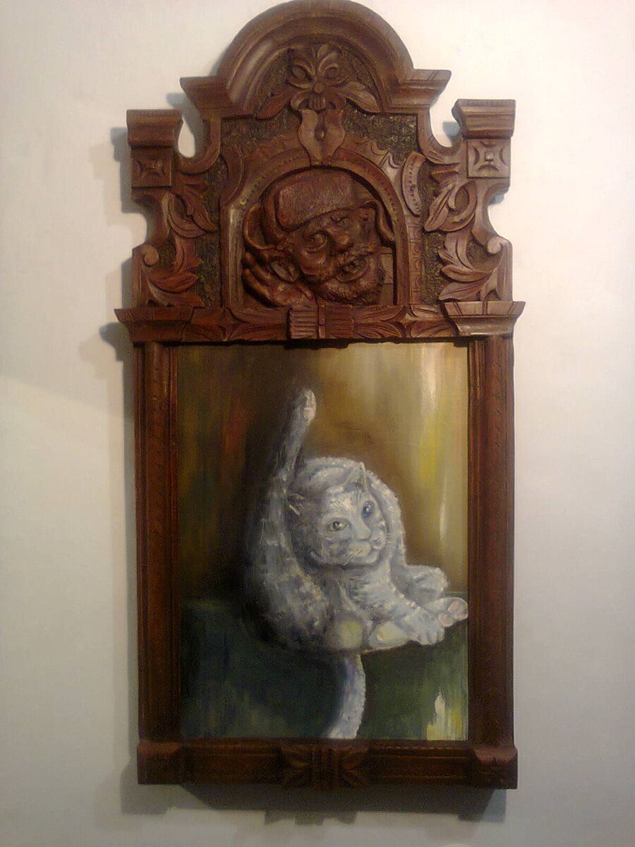 Моя работа. "Когда коту делать нечего". 