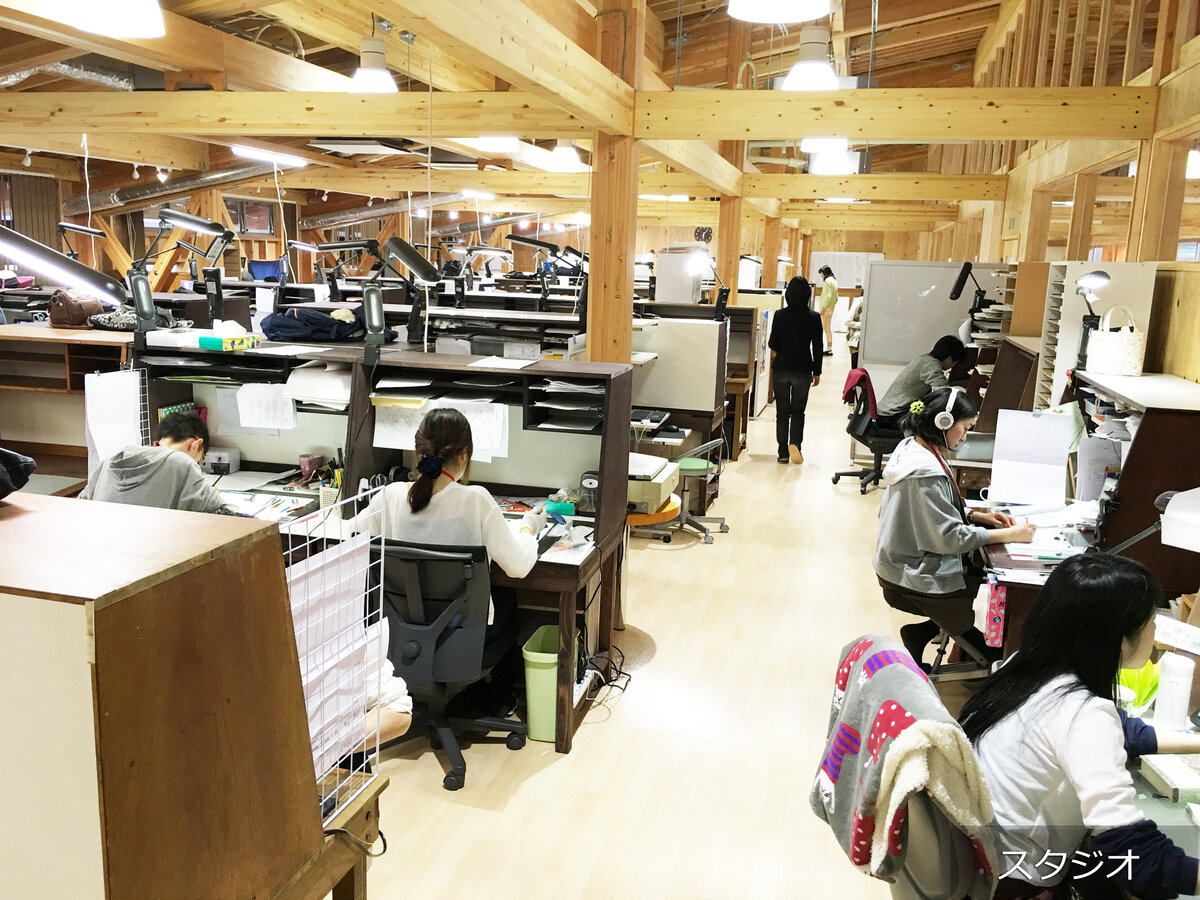 Производство аниме в студии.