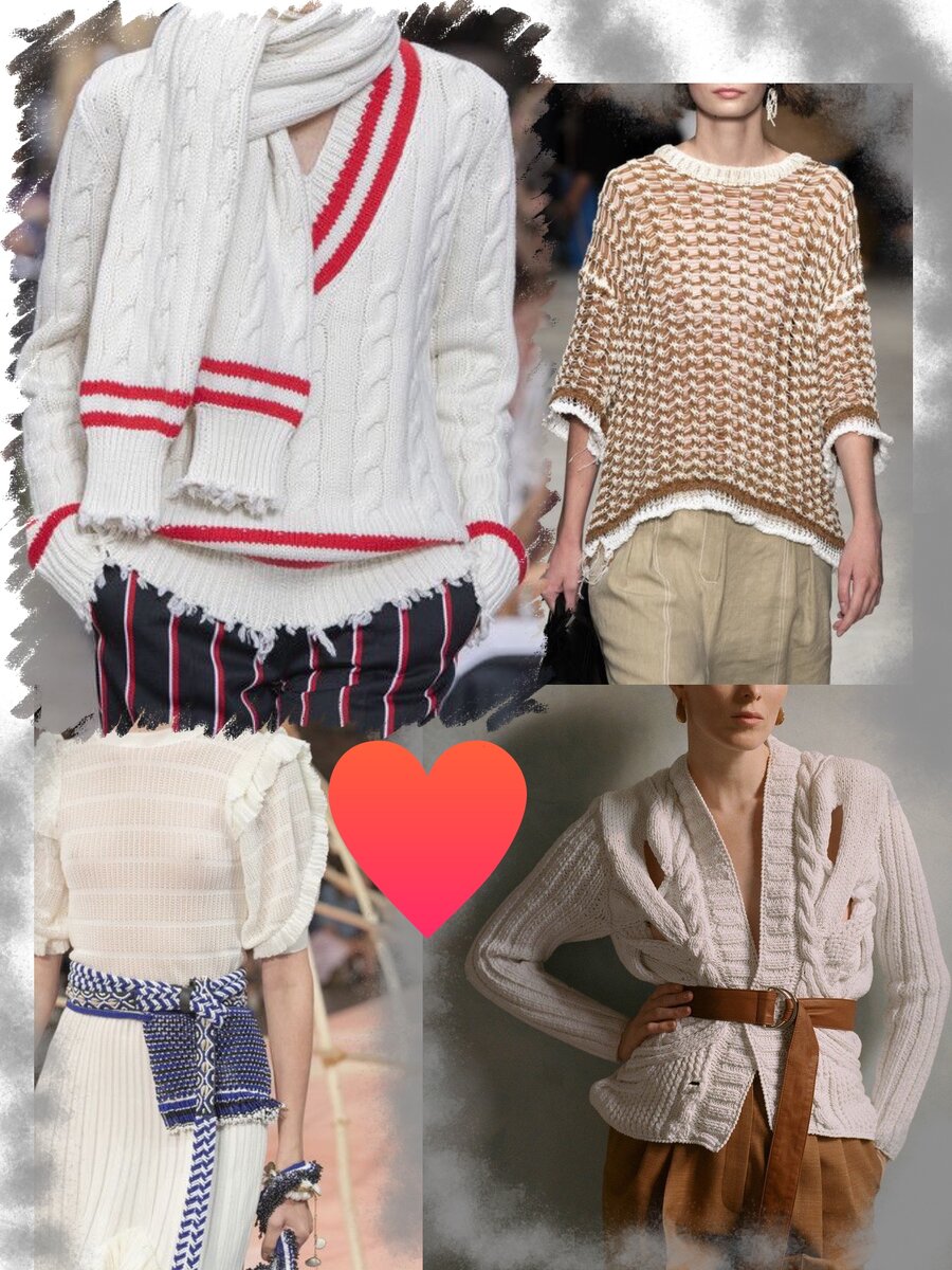 коллекции весна 2020 с несколько другими акцентами в трикотаже