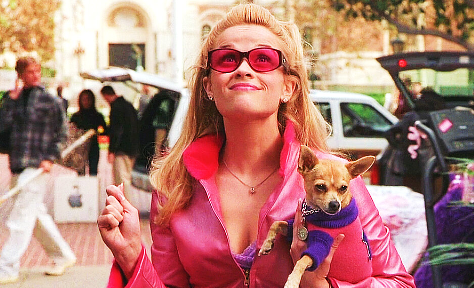 здесь и далее кадры из фильма "Блондинка в законе" 