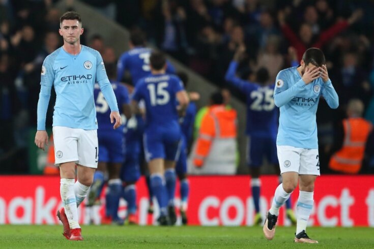 "Лестер" - "Манчестер Сити". 26.12.18. 
Источник: https://www.championat.com/football/article-3634433-lester---manchester-siti---21-26-dekabrja-2018-obzor-matcha.html