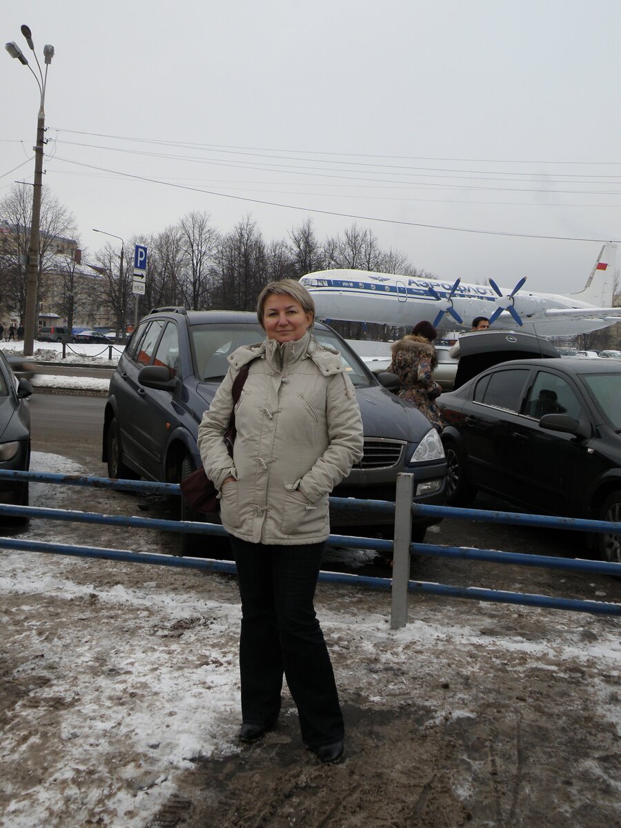 Встречаем сына и внуков, аэропорт Шереметьево, декабрь 2009г.