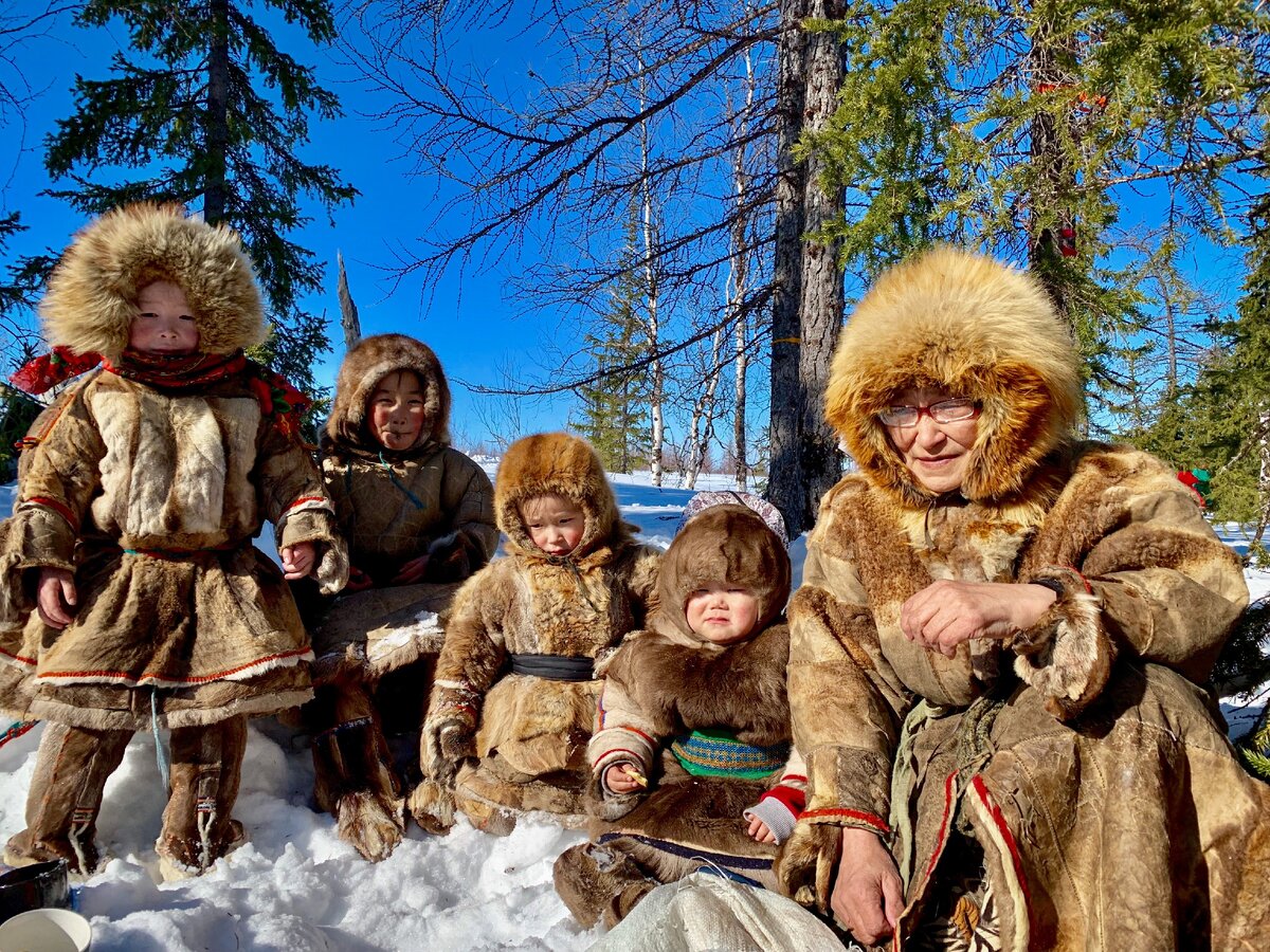 Семья оленевода