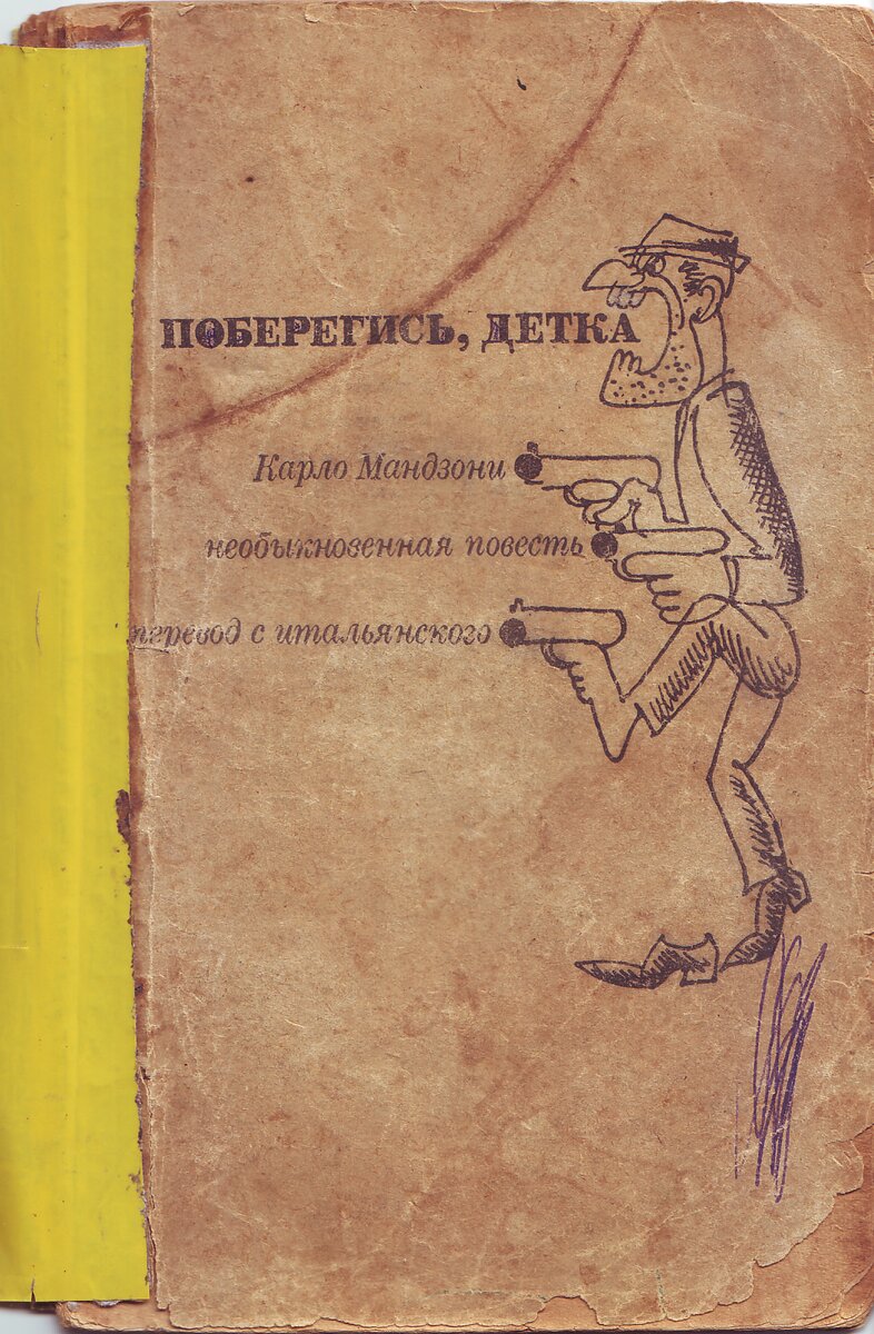 Обложка книги "Поберегись, детка" (фото автора).