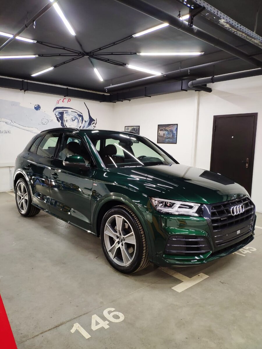 Audi Q5 после нанесения керамики