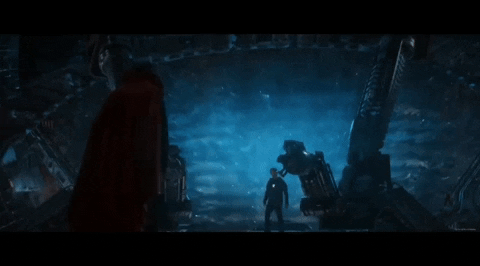 Сцена из "Мстители: Война бесконечности" 