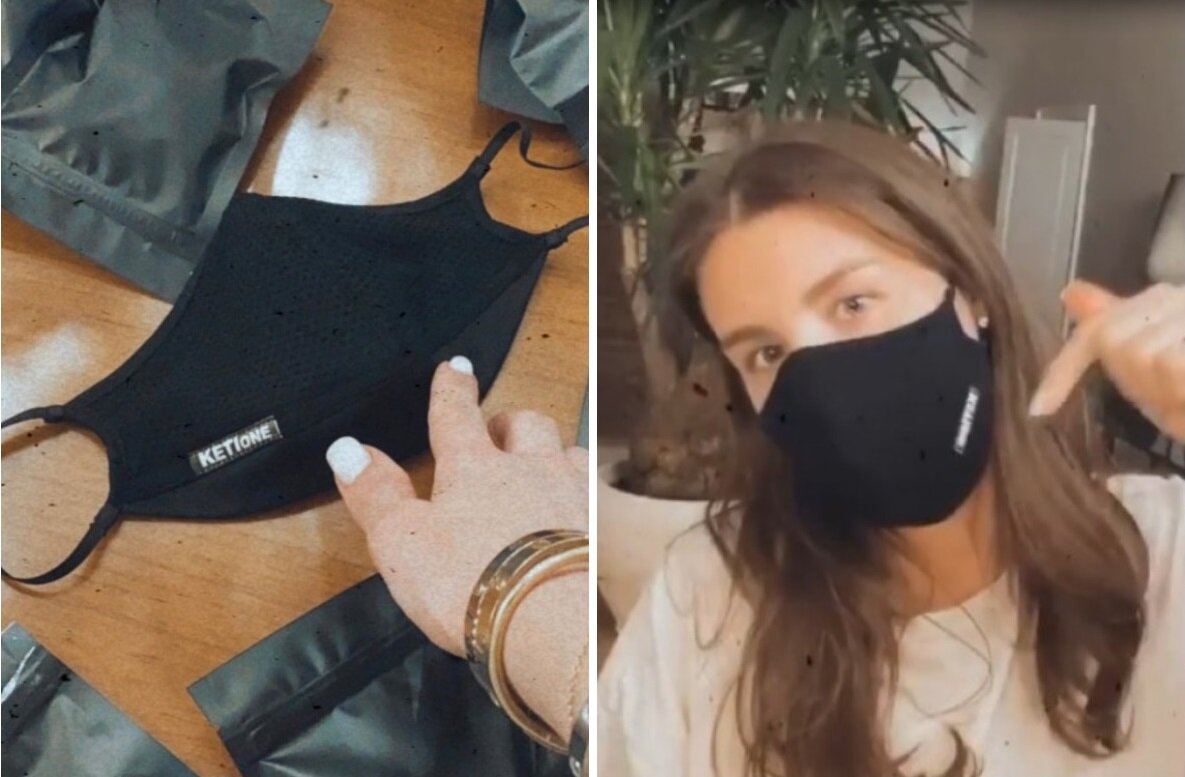 Кети Топурия производит маски за 1500 рублей