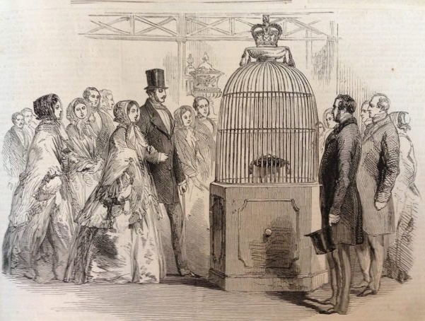 "Кохинур на выставке", Illustrated London News, 31 May 1851. (с) Из коллекции музея Виктории и Альберта(Лондон)