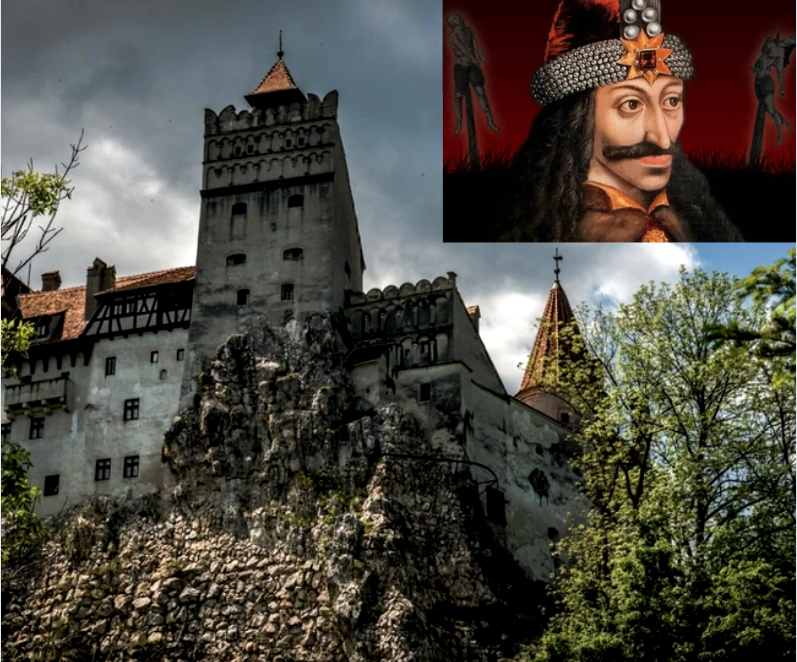 Румынский город слывущий родиной дракулы. Замок Дракулы в Трансильвании.