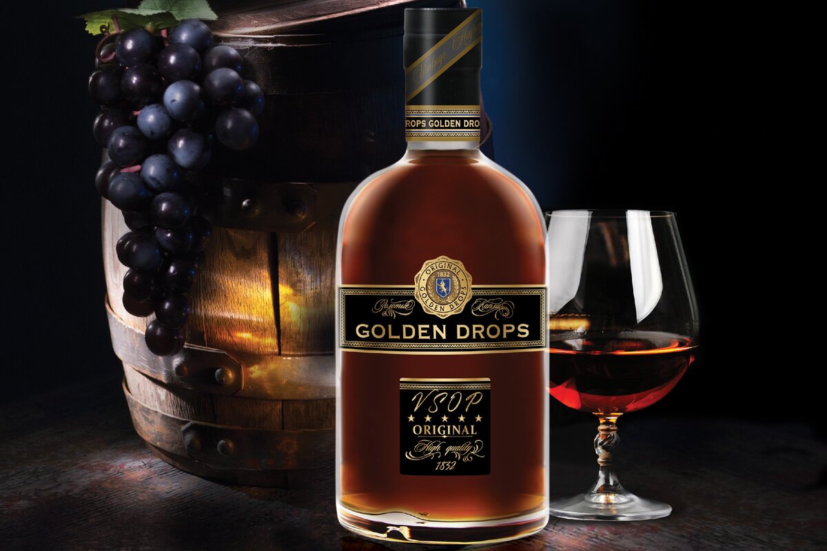 Коньяк Golden Drops